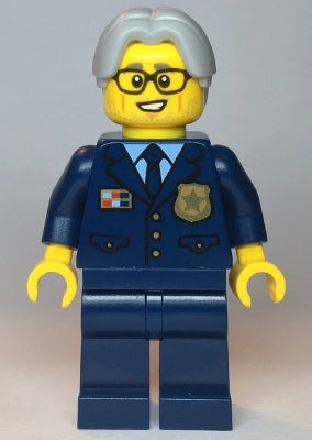 Preowned LEGO® Minifigure – Town cty1124 Police Chief Wheeler