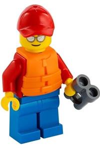 Preowned LEGO® Minifigure – Town cty1273 Beach Rescue w/Life Preserver
