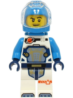 Preowned LEGO® Minifigure – Town cty1729 Astronaut - Male, White Spacesuit