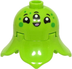 Preowned LEGO® Minifigure – Town cty1757 Alien - Dome Top Head