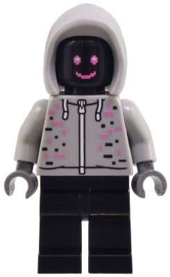 Preowned LEGO® Minifigure – Town cty1805 Robot World DJ - Light Bluish Gray Hoodie, Black Legs