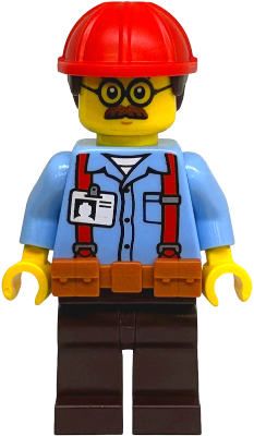 Preowned LEGO® Minifigure – Town cty1906 (Ted Brickle)