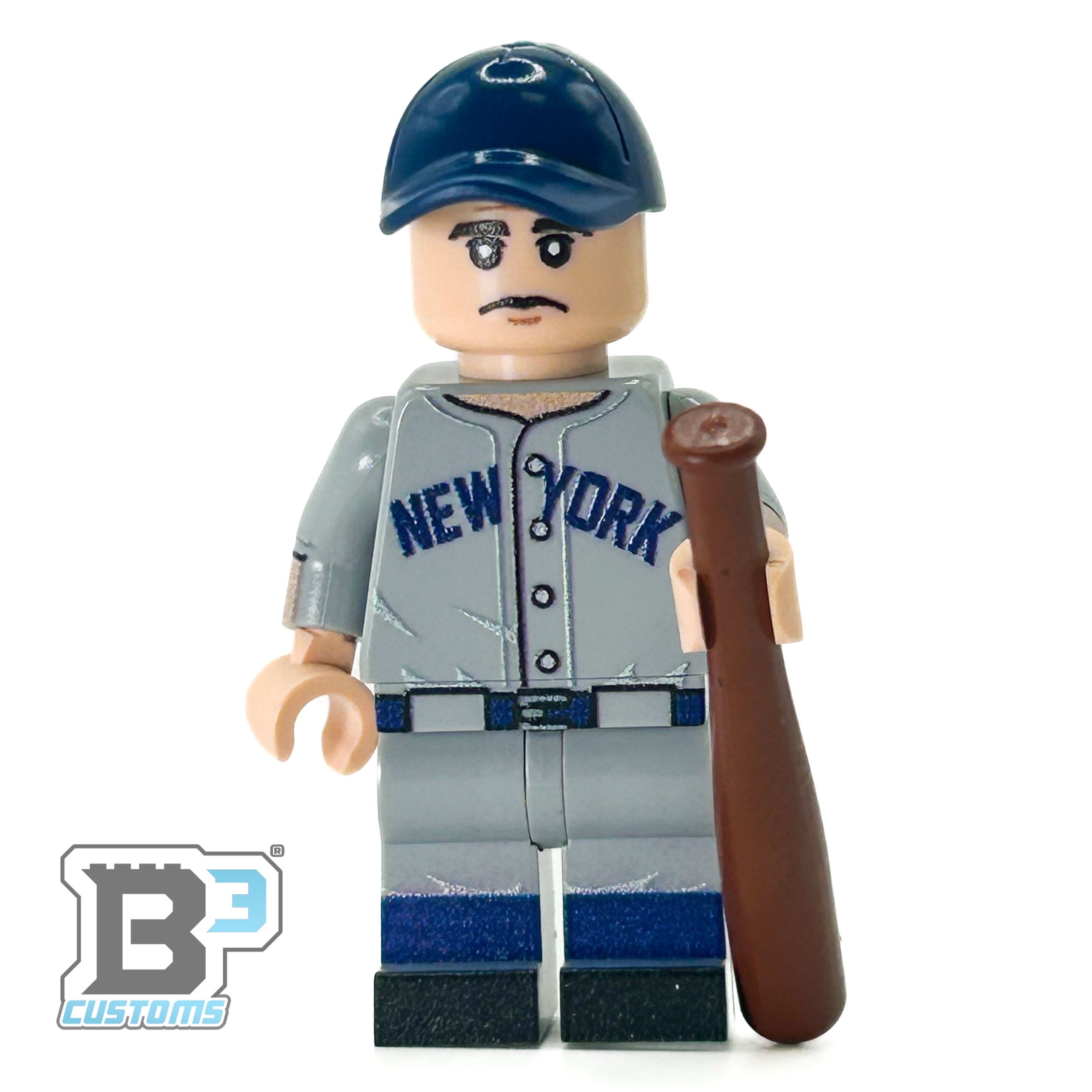 #3 Ruth NY Baseball Player Minifig
