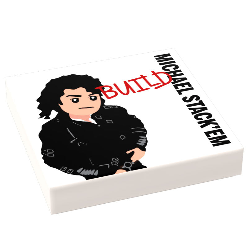 Michael Stack'em, Build - B3 Customs ® Music Album Cover (2x2 Tile)