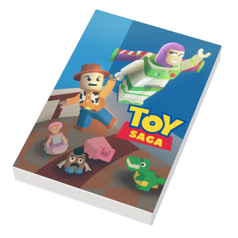 Toy Saga Movie Cover (2x3 Tile) - B3 Customs