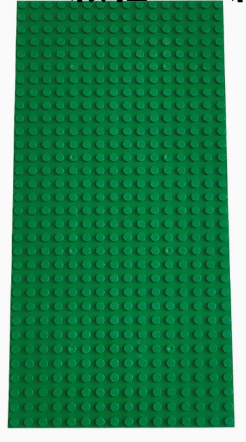 Generic Brick Compatible 16x32 Baseplate – 5" x 10" | 8 Colors Available