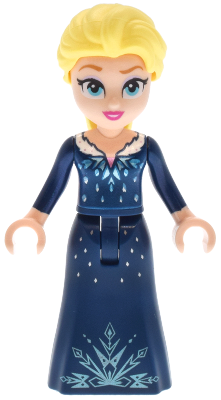 Preowned LEGO® Minifigure – Disney dp211 (Elsa - Dark Blue Dress)