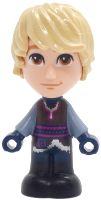 Preowned LEGO® Minifigure – Disney dp229 (Kristoff - Micro Doll, Reddish Brown Shirt, Dark Blue Pants, Closed Mouth Grin)