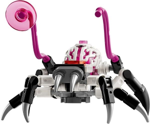 Preowned LEGO® Minifigure – DREAMZzz drm081 (Cyber Brain Spider - 6 Legs, Magenta Appendages)