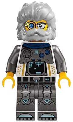 Preowned LEGO® Minifigure – DREAMZzz drm088 (Mr. Oz - White and Pearl Dark Gray Suit)