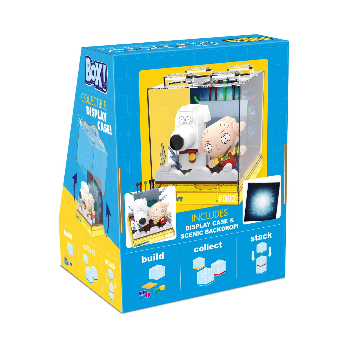 Family Guy Stewie & Brian Box Building Set 201pc