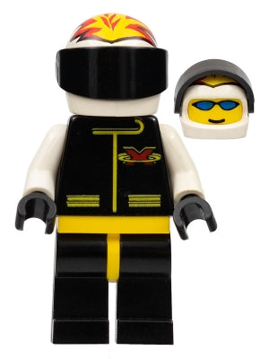 LEGO® Minifigure Town ext012 Extreme Team White White Flame Helmet