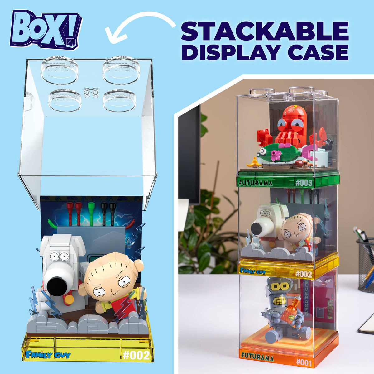 Family Guy Stewie & Brian Box Building Set 201pc