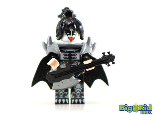 THE DEMON HEAVY METAL SINGER Custom Printed LEGO® Minifigure