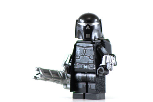 MANDALORIAN EXECUTIONER BLACK Custom Printed LEGO® Minifigure