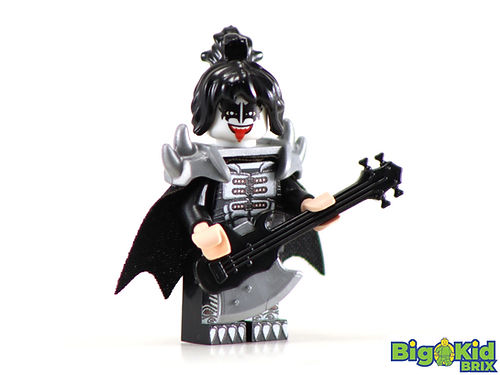 THE DEMON HEAVY METAL SINGER Custom Printed LEGO® Minifigure