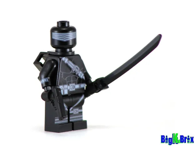 SNAKE EYES Custom Printed LEGO® GI JOE Minifigure