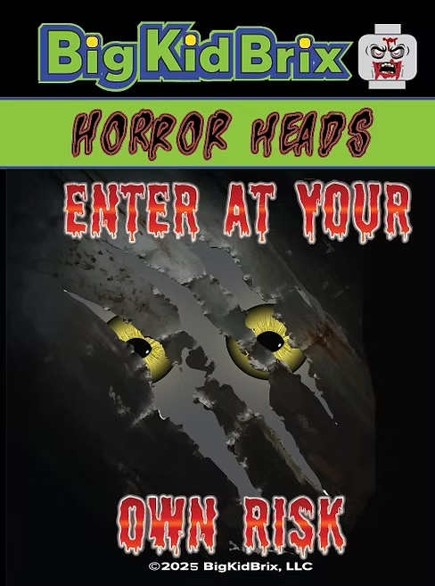 Horror Heads Pack - 9 Piece Set