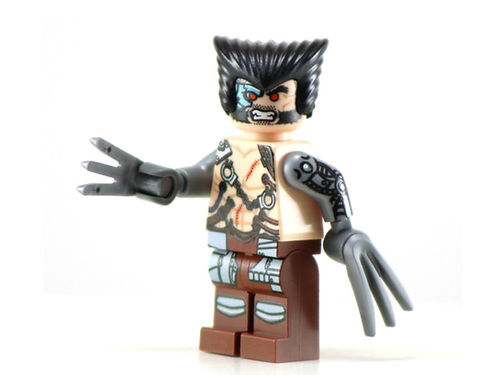 WOLVERINE ROBOT Custom Printed LEGO® Minifigure