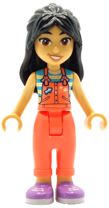Preowned LEGO® Minifigure – Friends frnd0789 (Friends Liann - Coral Overalls)