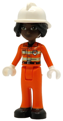 Preowned LEGO® Minifigure – Friends frnd0803 (Friends Fatimah - Firefighter)