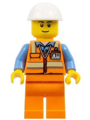 Preowned LEGO® Minifigure – FIRST LEGO League fst049 FIRST LEGO League Superpowered Male Construction Worker