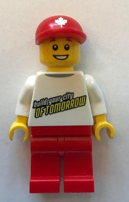 Preowned LEGO® Minifigure – LEGO® Brand gen115 Build Your City of Tomorrow (Canadian 150th