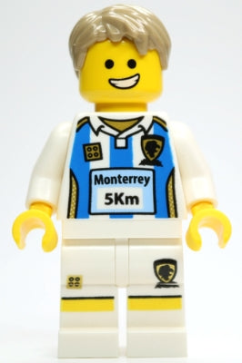 Preowned LEGO® Minifigure – LEGO® Brand gen123 5K Family Road Race Male 2014 Monterrey