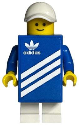 Preowned LEGO® Minifigure – Sports gen156s Adidas Shoebox Costume w/Sticker