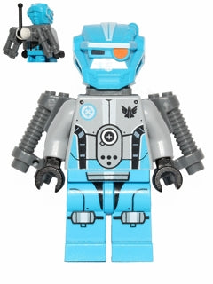 Preowned LEGO® Minifigure – Space gs002 Dark Azure Robot Sidekick w/Jet Pack