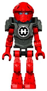 Preowned LEGO® Minifigure – Hero Factory hf003 Mini Furno Bright Light Blue Head