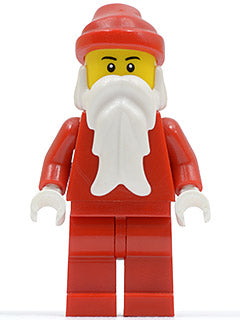 Preowned LEGO® Minifigure – Holiday & Event hol014 Santa Red Legs White Hands
