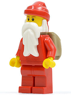 Preowned LEGO® Minifigure – Holiday & Event hol034 Santa Red Legs Backpack
