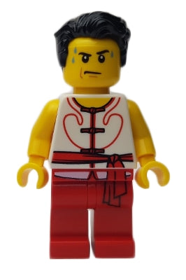 Preowned LEGO® Minifigure – Holiday & Event hol147 Dragon Boat Race Team Red/White Member 1