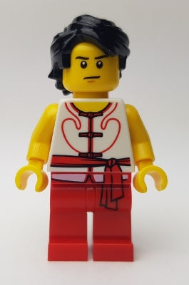 Preowned LEGO® Minifigure – Holiday & Event hol150 Dragon Boat Race Team Red/White Member 4