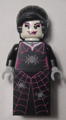 Preowned LEGO® Minifigure – Holiday & Event hol171 Spider Lady Magenta Web Dress