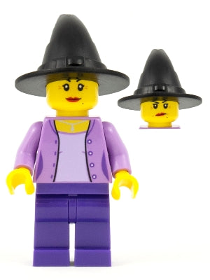 LEGO® Minifigure Holiday & Event hol283 Woman Medium Lavender Jacket w/Necklace