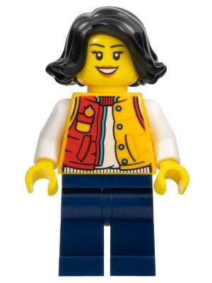 Preowned LEGO® Minifigure – Holiday & Event hol307 Lunar Year Parade Spectator Female R