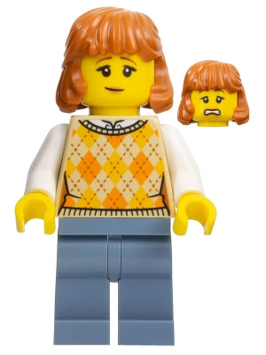 Preowned LEGO® Minifigure – Holiday & Event hol311 Lunar Year Parade Spectator Female T