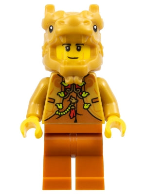 Preowned LEGO® Minifigure – Holiday & Event hol348 Year of the Dragon Costume Guy