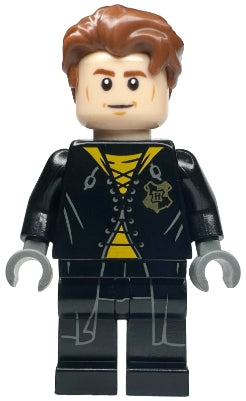 Preowned LEGO® Minifigure – Harry Potter hp179a Cedric Diggory - Black and Yellow Uniform, Shirt Tail