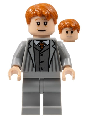 LEGO® Minifigure Harry Potter hp359 Arthur Weasley Light Bluish Gray Suit