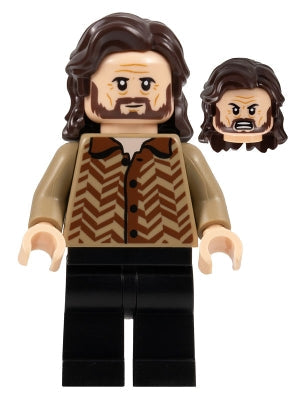 Preowned LEGO® Minifigure – Harry Potter hp371 Sirius Black Dark Brown Hair Dark Tan Sweate