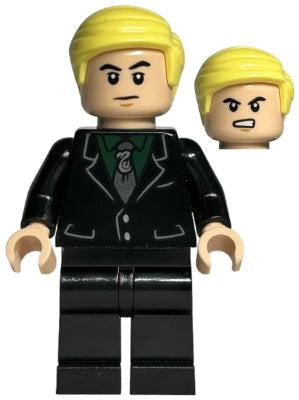 LEGO® Minifigure Harry Potter hp385 Draco Malfoy Black Suit Slytherin Tie Neutra