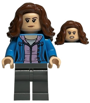 Preowned LEGO® Minifigure – Harry Potter hp409 Hermione Granger Dark Azure Jacket over Brig
