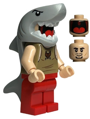 Preowned LEGO® Minifigure – Harry Potter hp414 Viktor Krum Shark Dual Sided Head