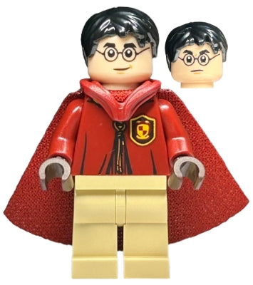 Preowned LEGO® Minifigure – Harry Potter hp427 Harry Potter Dark Red Gryffindor Quidditch U