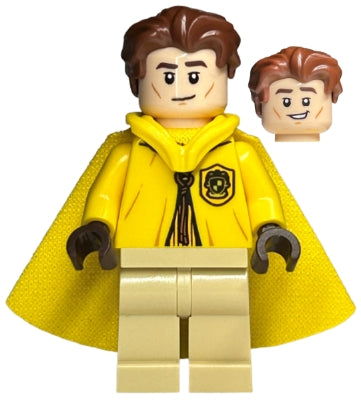 Preowned LEGO® Minifigure – Harry Potter hp429 Cedric Diggory Yellow Hufflepuff Quidditch U