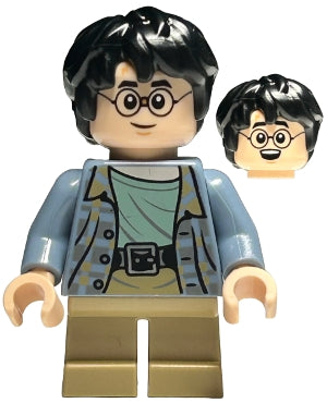 Preowned LEGO® Minifigure – Harry Potter hp449 Harry Potter Sand Blue Jacket Dark Tan Short