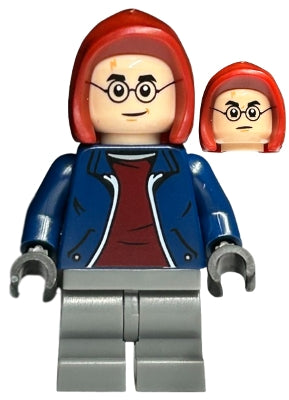 Preowned LEGO® Minifigure – Harry Potter hp458 Harry Potter Dark Blue Jacket w/Dark Red Shi